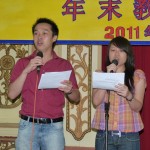王顺斌老师和方优珍老师主持
