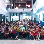 《十二生肖》老师演员与学生合影