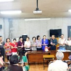 泗水中中校友会举办例行聚会  为1-3月份寿星庆生 加强理事与校友联系